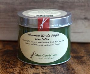 Schwarzer Kerala Pfeffer 