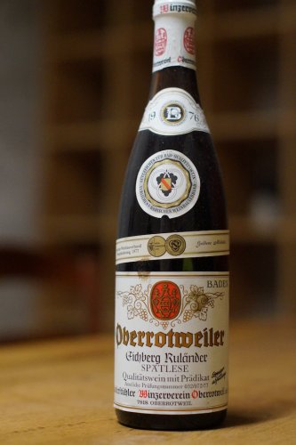 Artikelbild des Artikels “1976	Ruländer Spätlese Eichberg “