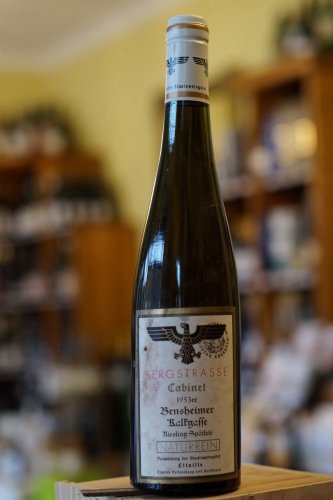 Artikelbild des Artikels “1953er Bensheimer Kalkgasse Riesling Spätlese Cabinet naturrein “