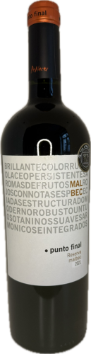 Artikelbild des Artikels “2021er Punto Final Malbec Reserva “