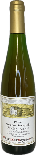 Artikelbild des Artikels “1976er Wehlener Sonnenuhr Riesling Auslese “