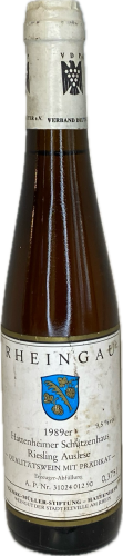 Artikelbild des Artikels “1989er Hattenheimer Schützenhaus Riesling Auslese “