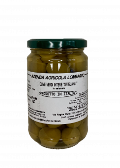 Lombardo - Grüne Oliven in Salzlake "Fiore del Belice" 