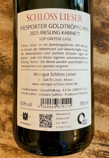 Artikelbild 2 des Artikels “2025er Riesling trocken SL VDP. Gutswein “